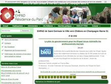 Tablet Screenshot of maison-retraite-st-germain-la-ville.org